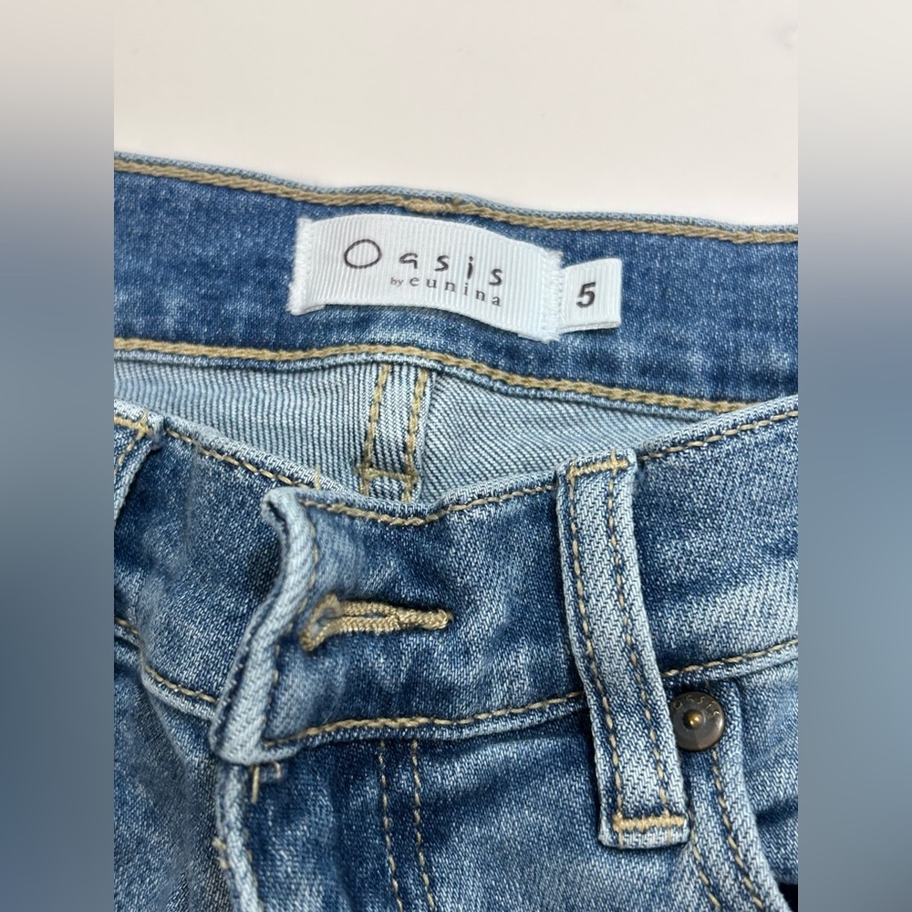 ❥𝒪𝒶𝓈𝒾𝓈 𝐛𝐲 𝐞𝐮𝐧𝐢𝐧𝐚: Distressed Straight Jeans - Picture 3 of 8